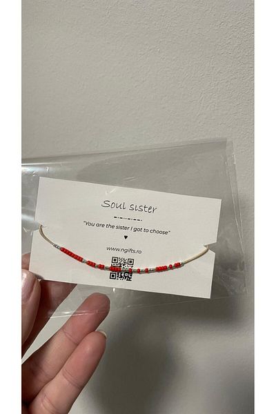 OEM Bratara Cod Morse SOUL SISTER - Model 2