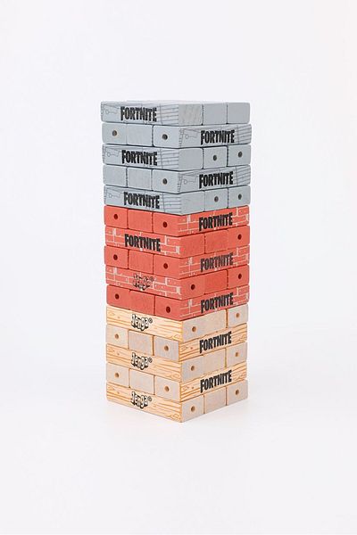 Hasbro 45 Pcs Stacking Tower Fortnite Edition, Purple Combo