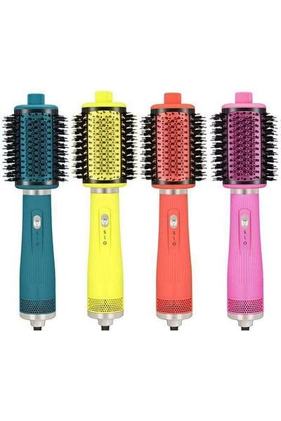 ENZO EN-6214 4-in-1 Round Dryer Brush (Purple) - Intl Version