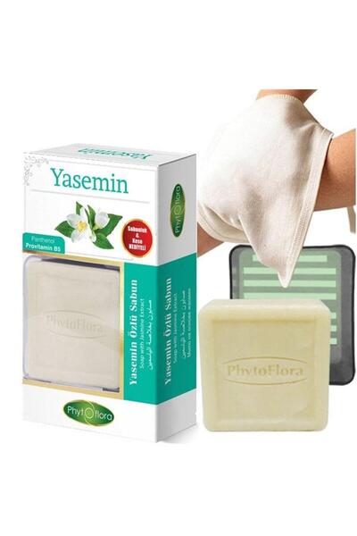 Phytoflora Jasmine Extract Soap with Pouch and Soap Dish Gift 125 Gr