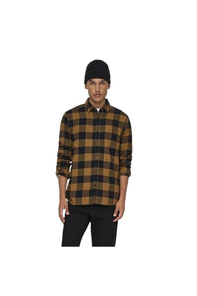 ONLY Men's Checkered Shirt