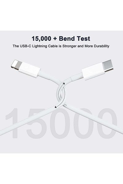 OEM Încărcător rapid de 20W și cablu de date Lightning Type-C, compatibil cu iPhone 20w