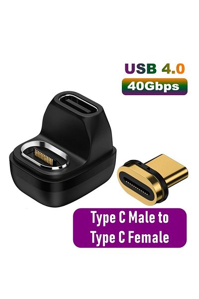 Choice D 100W Type C Adapter OTG 40Gbps Magnetic Fast Data Transfer Tablet USB 4.0 Charging Converter for .