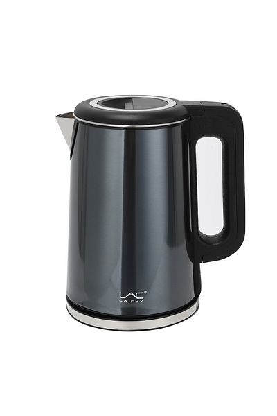 LAC LAICHY 1.8l 1500w Stainless Steel Electric Kettle,safe And Durable,auto Shutdown,cordless Power Base,black