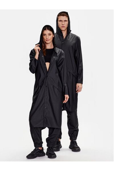 Rains Unisex Raincoat 18360 Black