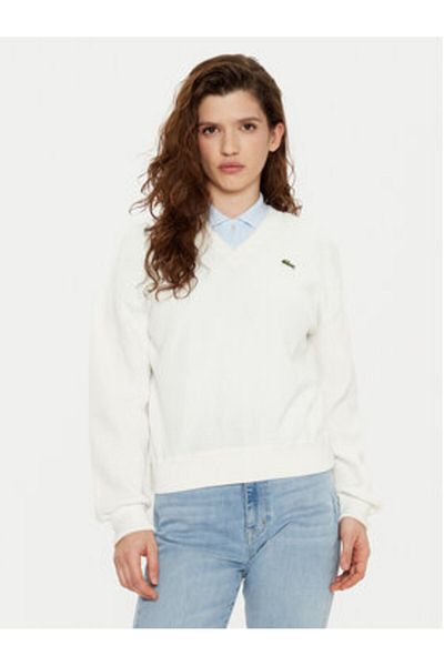 Lacoste Pulover de damă AF5622 Ecru