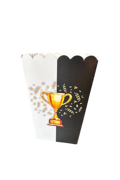 Cadde Süs Bjk Themed Popcorn 8-Piece Corn Box