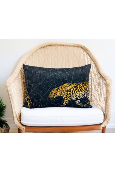 ASDİVA Декоративна калъфка за възглавница с леопардов принт, 40x60