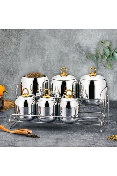 ÖZLİFE Özlife Rooz Lisa - 15 Piece Gold Seasoning Set: Code 211