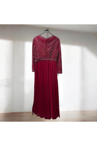 RENAR Şık Tesettür Abiye Mezuniyet Elbisesi Düğünlük Nişanlık