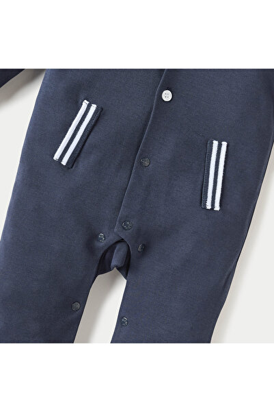 giggles Solid Closed Feet Sleepsuit With Long Sleeves