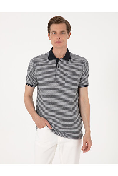Pierre Cardin Siyah Regular Fit Tişört 50307848-VR046
