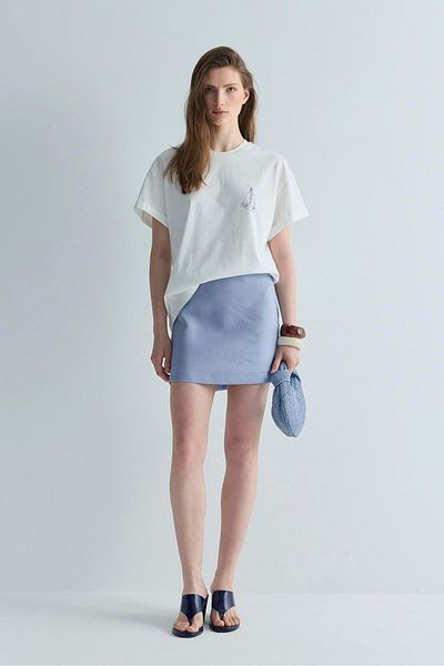 Suud Collection Geantă Pia Blue Paie