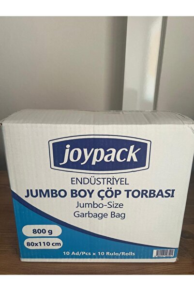Joypack 80X110 كيس قمامة جامبو 10 قطع في صندوق 800 جرام JOYPACK