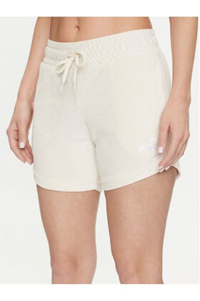 Puma Pantaloni scurți sport pentru femei 677946 Ecru