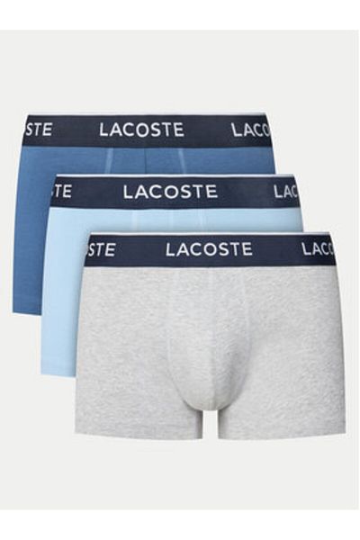 Lacoste Men's Set of 3 pairs of boxers 5H1300 Blue