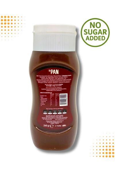 Dr Pan Şekersiz Barbekü Sos 260g Kalorisi %80 Azaltılmış