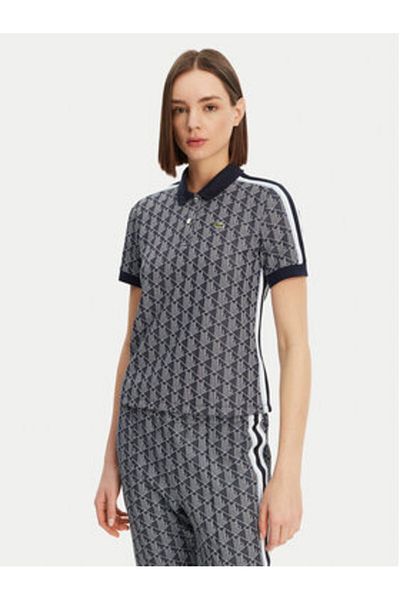 Lacoste Polo pentru femei DF3364 bleumarin