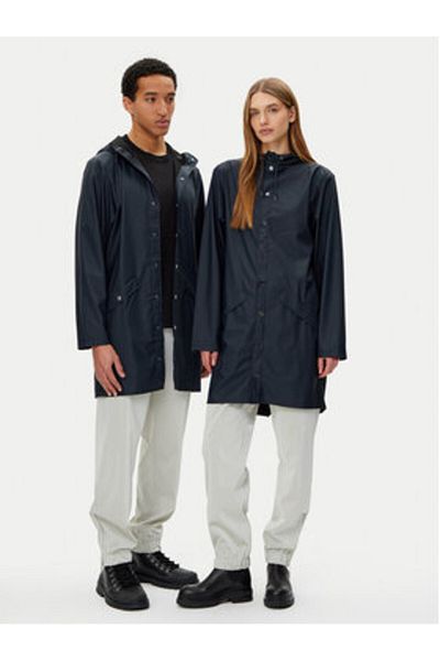 Rains rains Unisex Raincoat 12020 Navy Blue