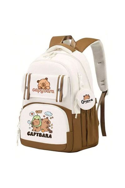 xpress sales Ghiozdan Scolar Capybara XPRESS SALES® +6 ani, impermeabil, premium, Unisex