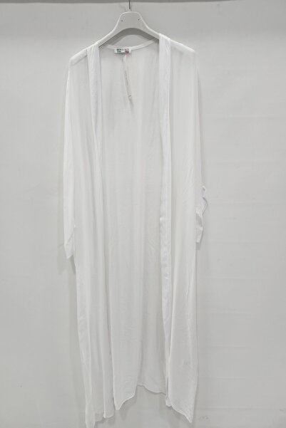 della moor Women's White Italian Silk Kaftan