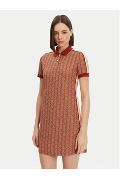 Lacoste Women's Casual Dress EF2655 Brown