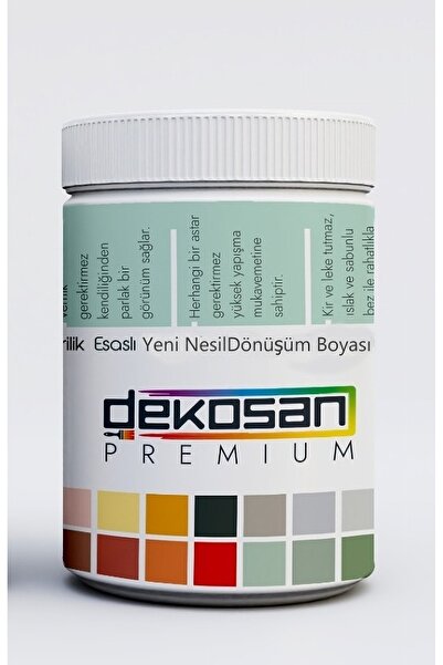 dekosan Su Bazlı Dönüşüm Boyası (FAYANS-TEZGAH-AHŞAP) Antikik Beyaz