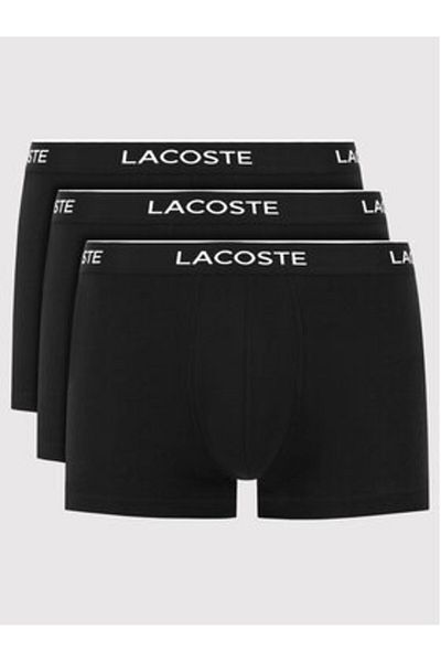 Lacoste Men's Set of 3 pairs of boxers 5H3389 Black