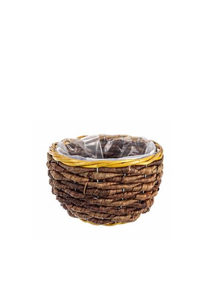 Bizzotto Ghiveci De Flori Din Ratan Maro Ø16 Cm X 10 Înălțime