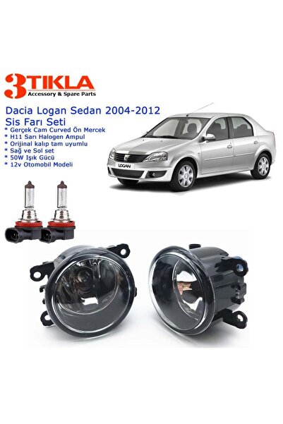 3 Tıkla Dacia Logan Sedan 2006 Sis Farı Set Oem: 8200074008