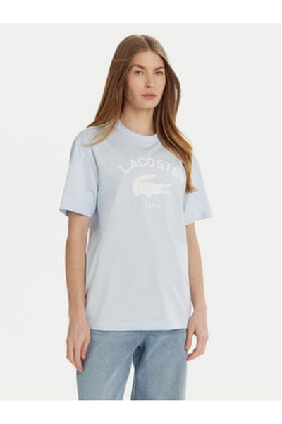 Lacoste Tricou damă TH2733 Albastru deschis