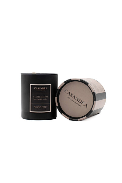 Casandra Glazed Allure ( Elma & Tarçın & Vanilya ) Soya Mumu