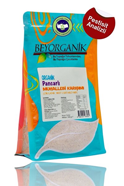 BEYORGANİK Organik Pancarlı Muhallebi Karışımı 160gr