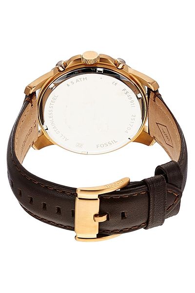 Fossil Men's Grant Chronograph Watch Fs4991 - 44 Mm - Brown