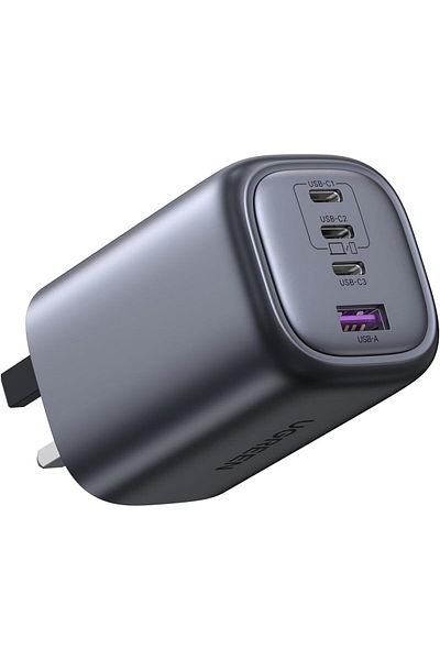 Ugreen Nexode 100W USB C Charger 4-Port GaN Laptop Charger Adapter Type C Fast Wall Block Plug