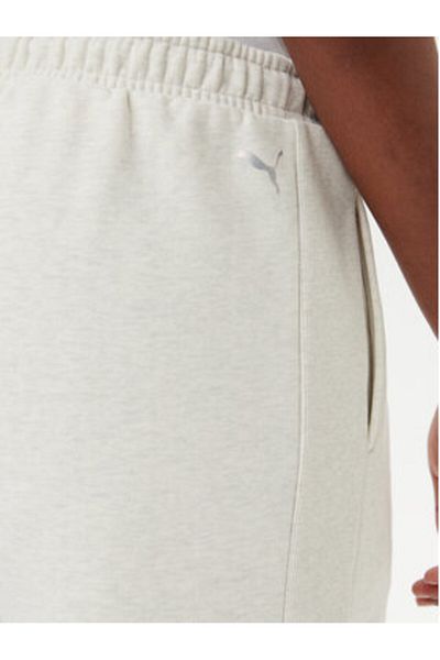Puma Pantaloni scurți sport pentru femei 630525 Ecru