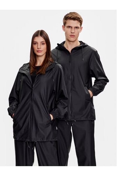 Rains Unisex Raincoat 18370 Black