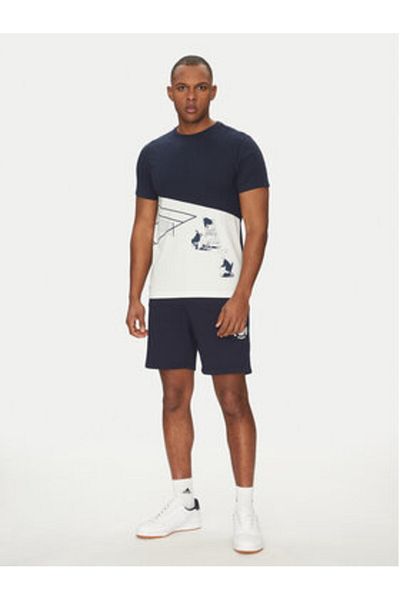 Lacoste Men's T-Shirt TH0031 Navy Blue