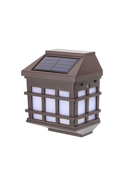eyemazing Solar LED device model eMazing Wall Lantern, 11.5 x 8.3cm, 1.2V, ABS plastic, 400mAh, warm light