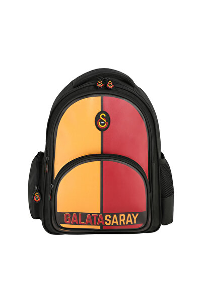 Galatasaray Officially Licensed Backpack Zippered Two-Compartment Segmented F...