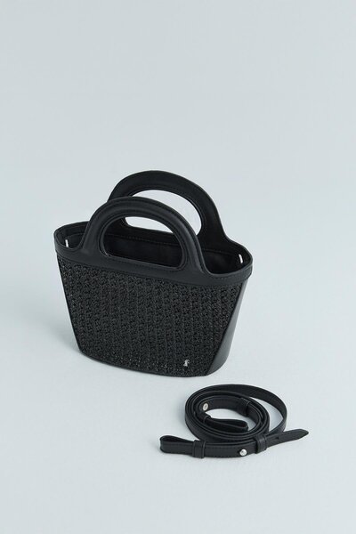 Suud Collection Black Ravi Knitted Bag