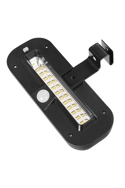 eyemazing LED solar wall device, rectangular shape, eMazing, 18x7 cm, motion sensor, ABS, 2200mAh, black