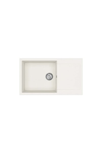 Teka 115350006-Teka Clivo 60 B-TQ 1B 1D Beyaz Granit Eviye