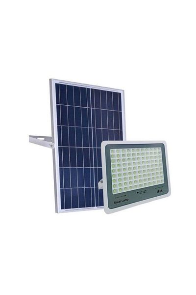 eyemazing LED Solar Lamp with Panel, eMazing, 140 LEDs, 65W, Light Sensor, IP67, 19.5x17 cm, Black