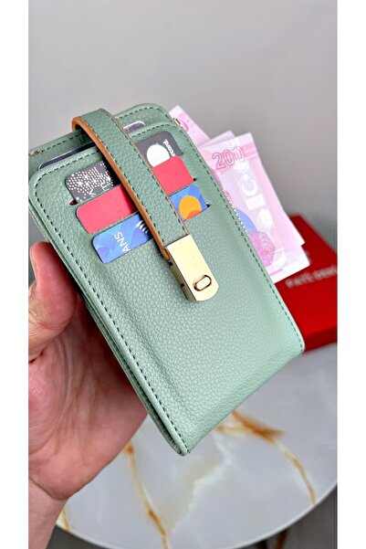 patideri Pocket Size Vertical Mini Wallet with Plenty of Card Holders (Custom Printed Name)