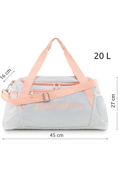 zagatto Women's Fitness Bag, Zagatto®, Grey, Lightweight, 45x27x16 cm, ZG820