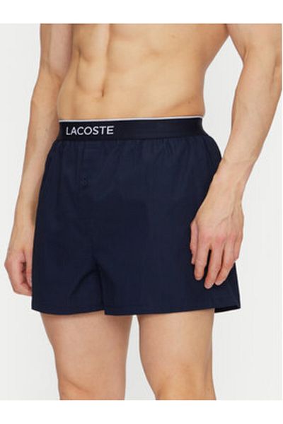 Lacoste Men's Set of 3 pairs of boxers 7H1283 Navy blue