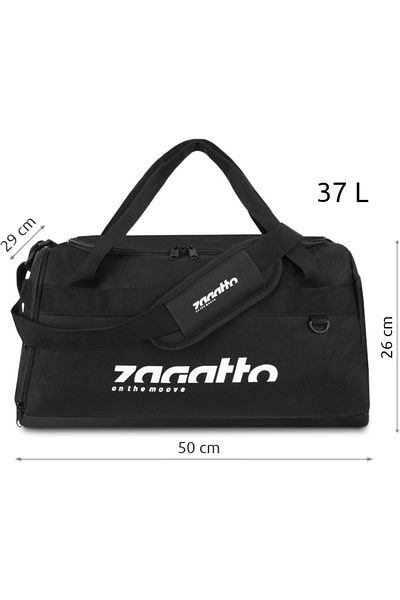zagatto Geantă de sală pentru fitness și călătorii, ușoară, compactă și versatilă ZG703