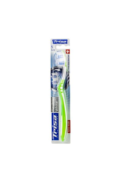 Trisa Flexible White Soft Manual Toothbrush 682209 Green