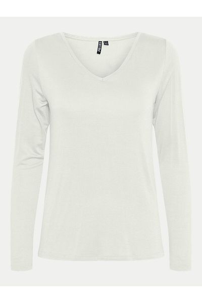 PIECES Tricou damă 17151127 Alb